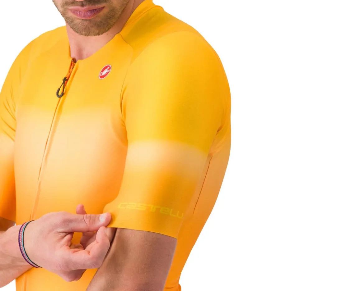 Castelli UPF Short Sleeve Jersey (Vivid Orange) (L)