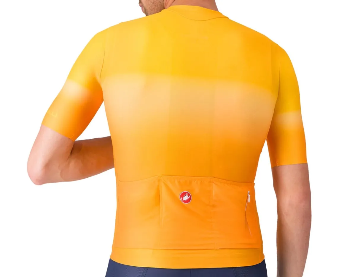 Castelli UPF Short Sleeve Jersey (Vivid Orange) (L)