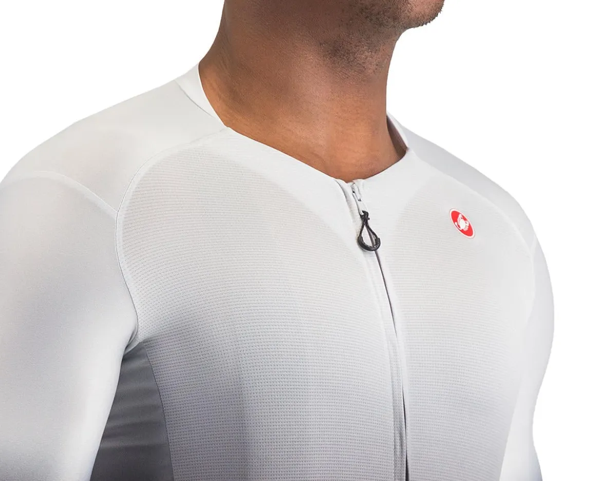 Castelli UPF Short Sleeve Jersey (Silver Grey) (S)