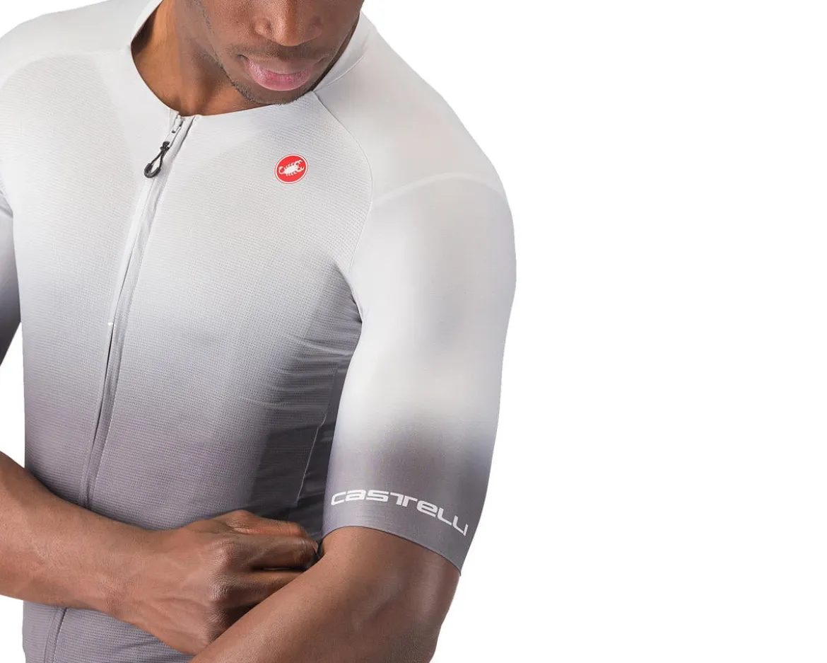 Castelli UPF Short Sleeve Jersey (Silver Grey) (S)