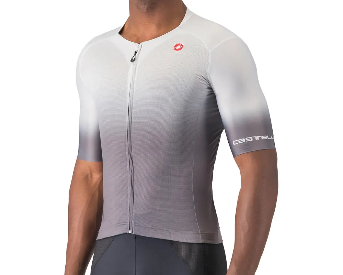 Castelli UPF Short Sleeve Jersey (Silver Grey) (S)
