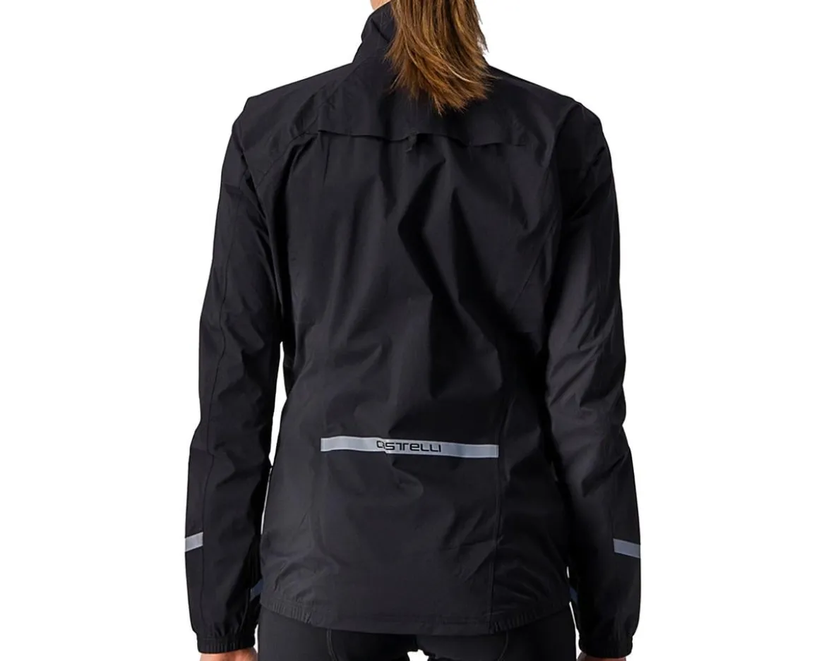 Castelli Women's Emergency 2 Rain Jacket (Light Black) (S)