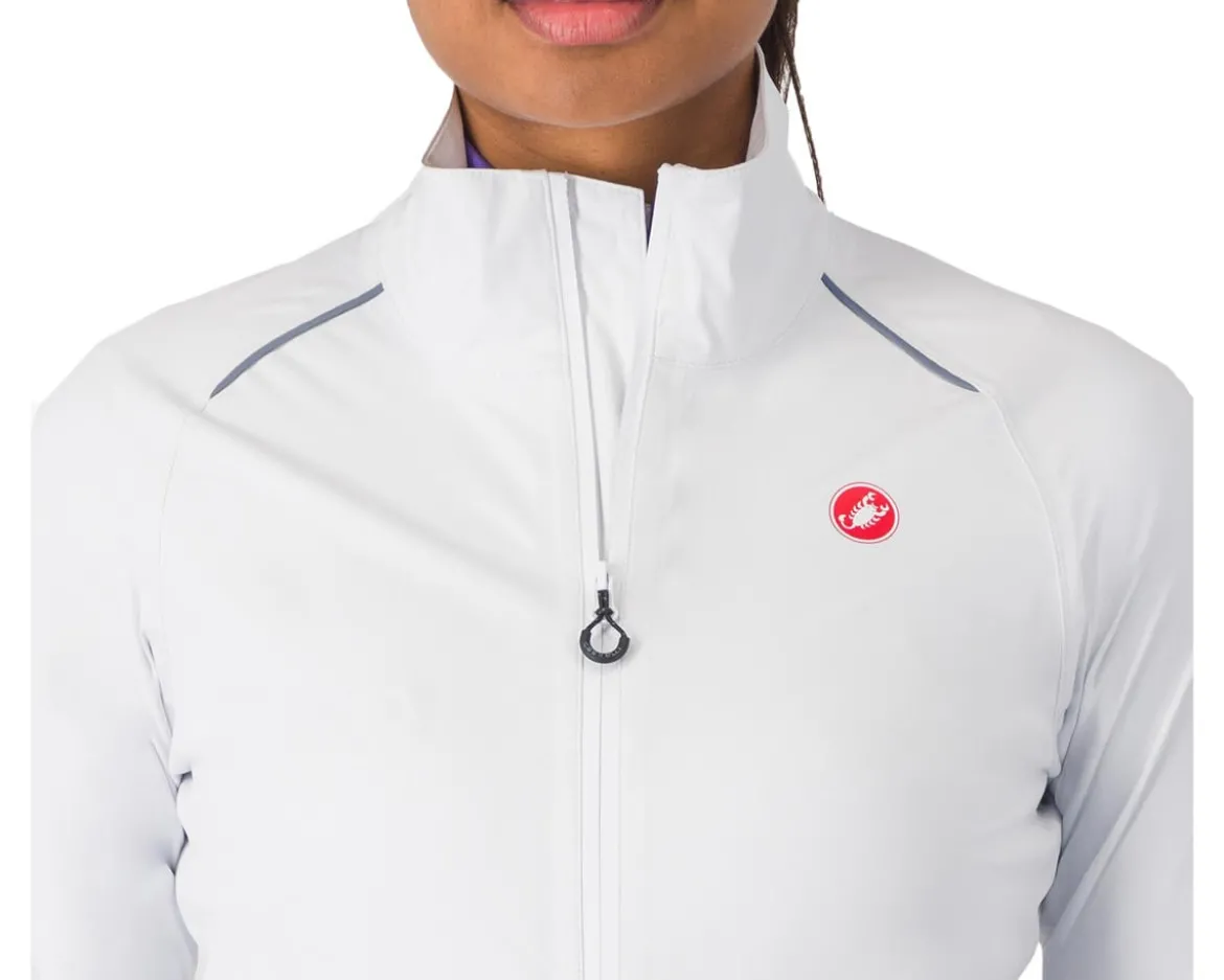 Castelli Women's Emergency 3 Rain Jacket (White) (M)
