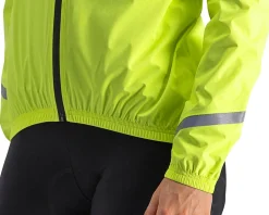 Castelli Women's Emergency 2 Rain Jacket (Brilliant Yellow) (S)
