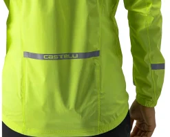 Castelli Women's Emergency 2 Rain Jacket (Brilliant Yellow) (S)