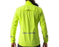 Castelli Women's Emergency 2 Rain Jacket (Brilliant Yellow) (S)