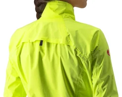 Castelli Women's Emergency 2 Rain Jacket (Brilliant Yellow) (S)