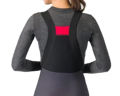 Castelli Women's Medio Long Sleeve Base Layer (Melange Grey) (L)