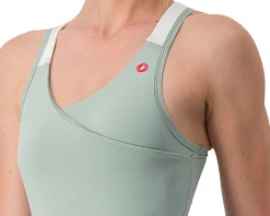 Castelli Women's Solaris Sleeveless Top (Defender Green/Ivory) (S)