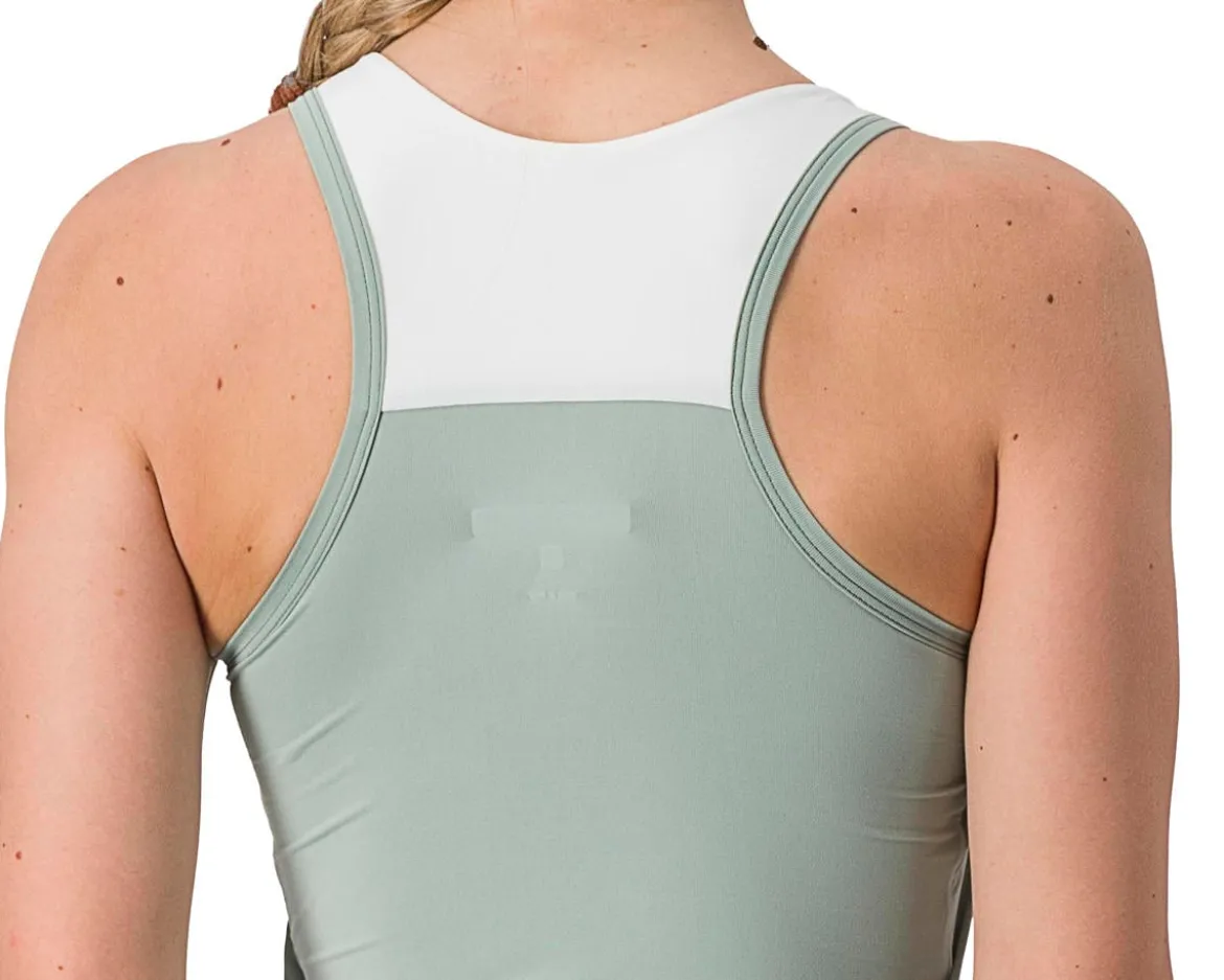 Castelli Women's Solaris Sleeveless Top (Defender Green/Ivory) (S)