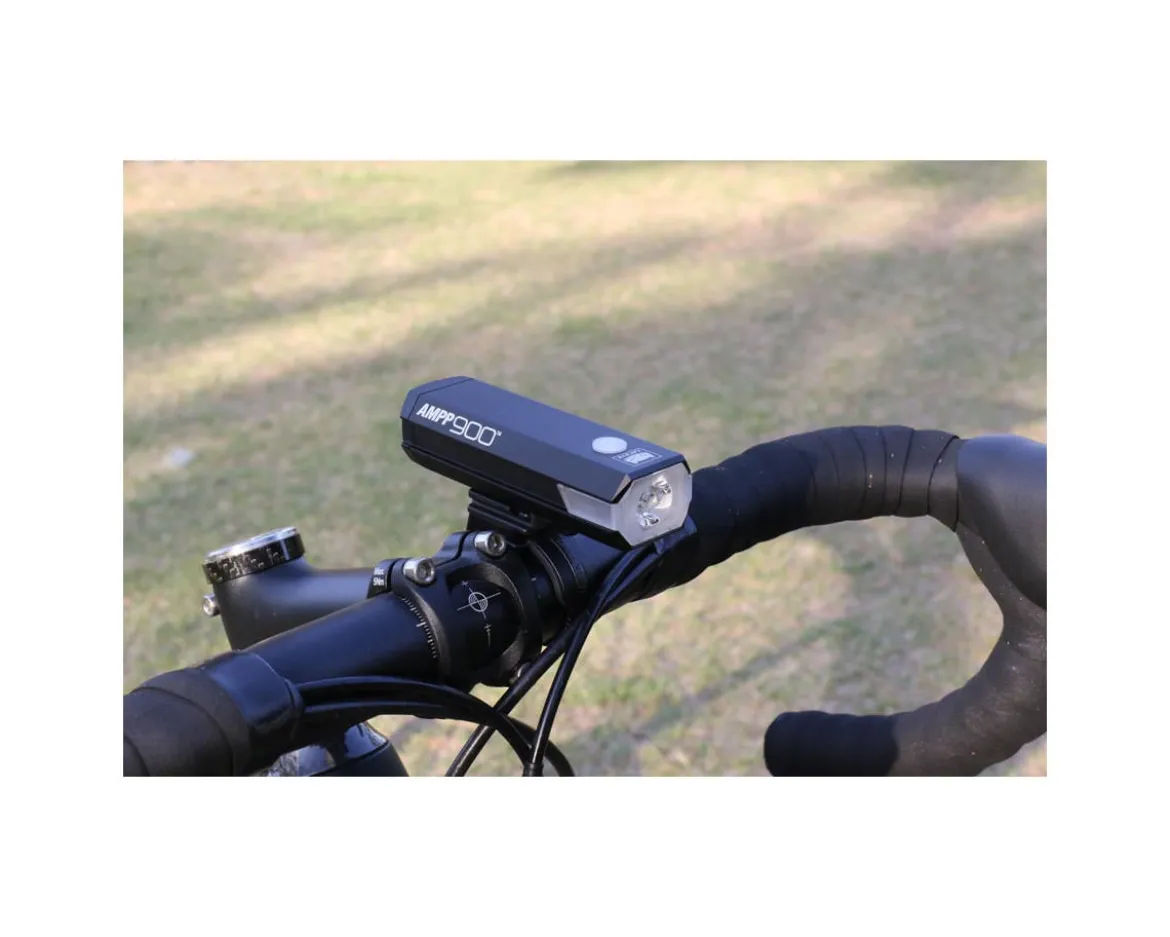 CatEye AMPP900 Headlight (Black) (900 Lumens) (USB Rechargeable)
