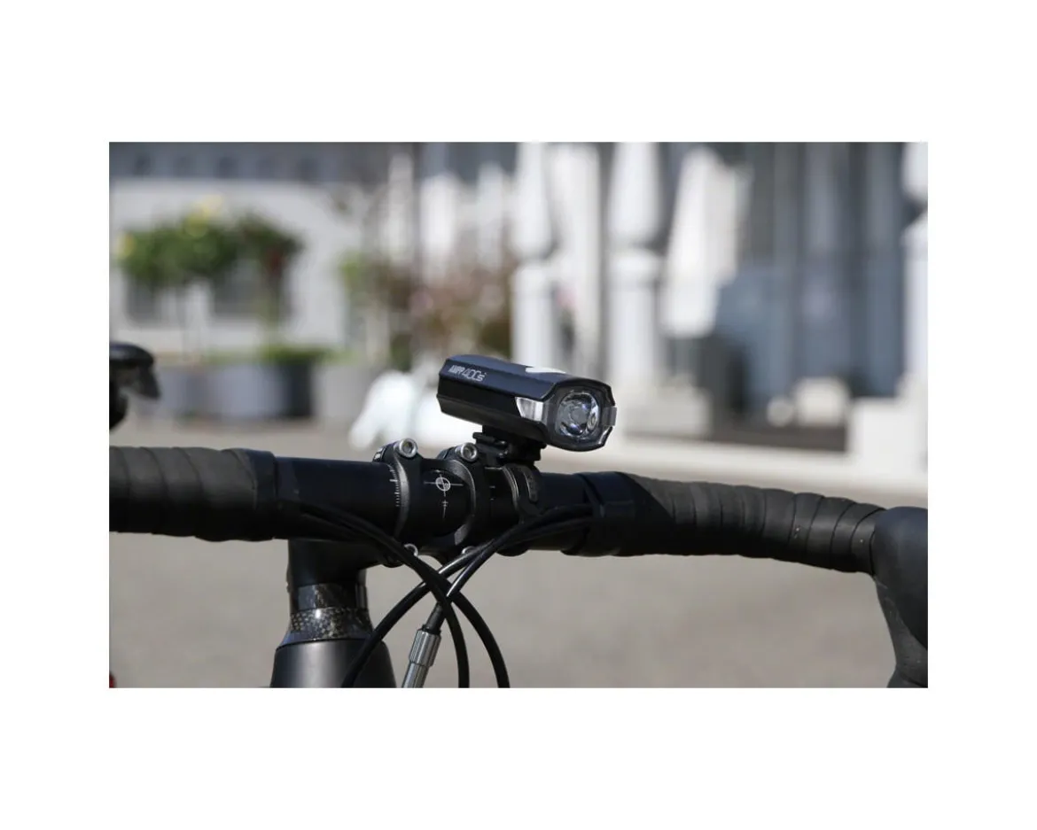 CatEye AMPP 400S Headlight (Black) (400 Lumens) (USB Rechargeable)