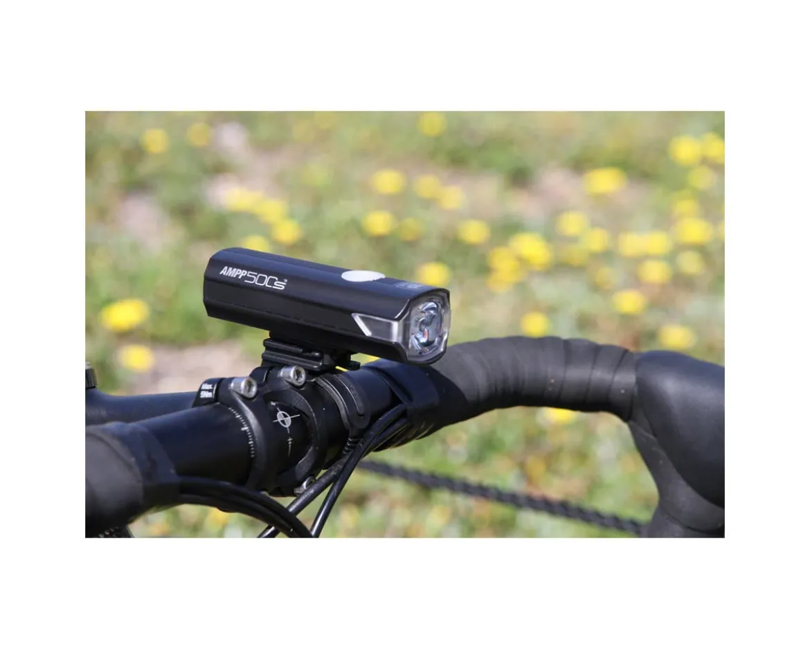 CatEye AMPP500S Headlight (Black) (500 Lumens) (USB Rechargeable)