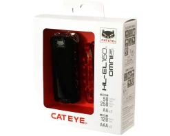 CatEye HL-EL160/Omni 5 Headlight/Taillight Set (Black) (AA/AAA Batteries)