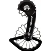CeramicSpeed 3D Printed Ti OSPW System (Black/Silver) (Shimano 9200/8100) (Coated Ceramic Bearings)