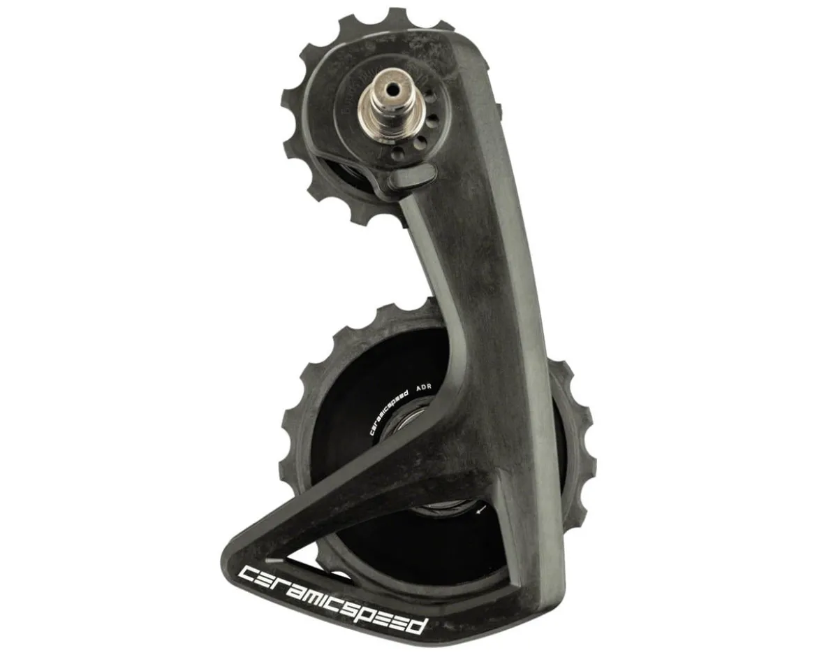 CeramicSpeed OSPW RS Alpha Pulley Wheel System for Shimano Dura-Ace 9250/Ultegra 8150 (ALPHA Aluminum Pulley) (Carbon Cage)