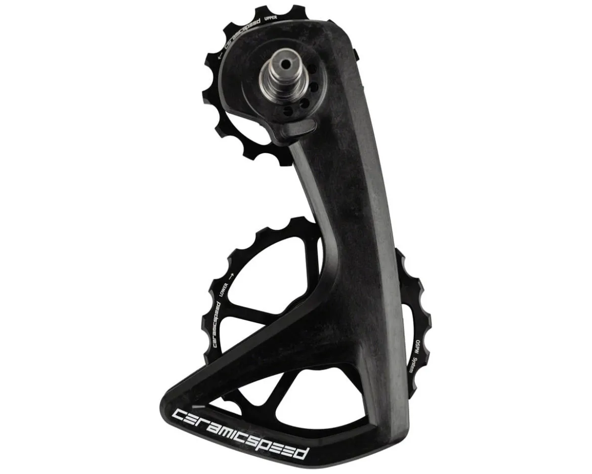 CeramicSpeed OSPW RS Pulley Wheel System for Shimano Dura-Ace 9250/Ultegra 8150 (Aluminum Pulley) (Carbon Cage)
