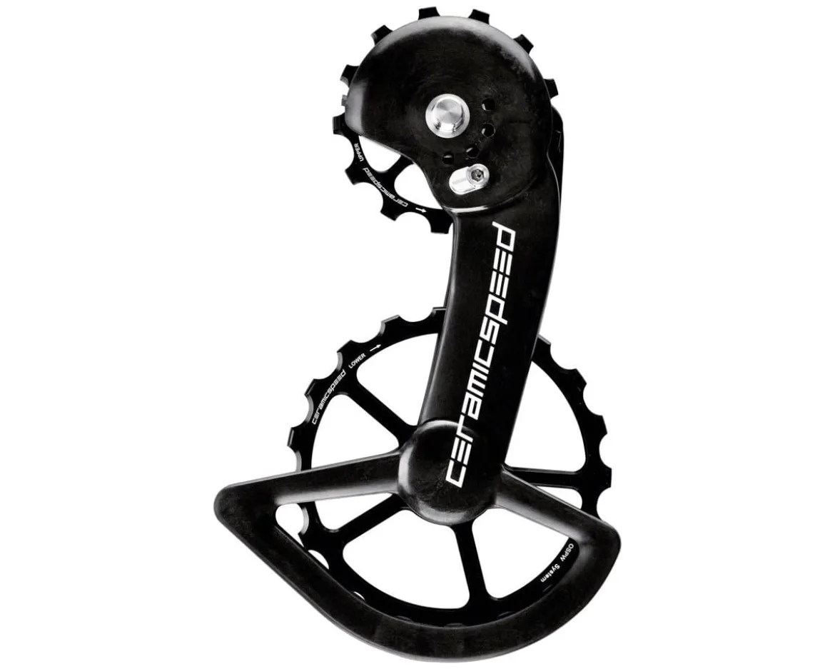 CeramicSpeed OSPW X Pulley Wheel System (Black) (Shimano GRX RX820) (Coated Ceramic Bearings) (2x12 Speed)