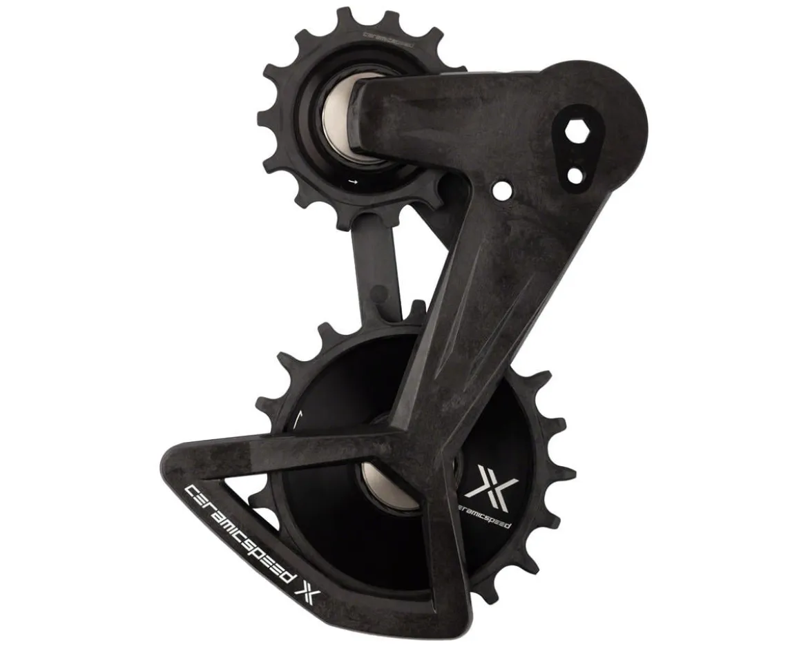 CeramicSpeed Oversized Pulley Wheel System (Black) (SRAM Eagle Transmission) (Coated Ceramic Bearings)