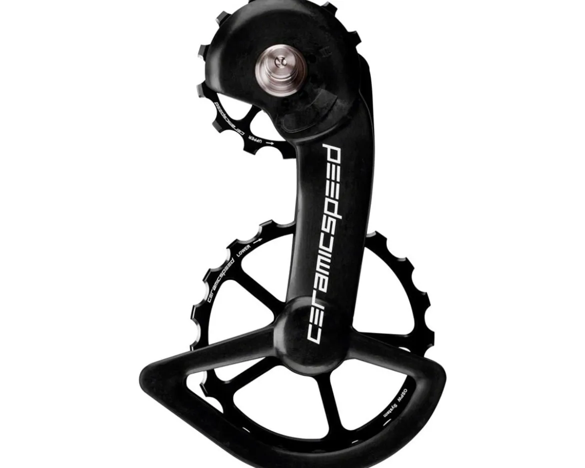 CeramicSpeed Oversized Pulley Wheel System (Black) (Shimano 9100/9150) (Coated Ceramic Bearings)