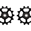 CeramicSpeed 14T Pulley Wheels (Black) (Shimano XT/XTR) (Coated Ceramic Bearings)