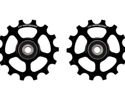 CeramicSpeed 14T Pulley Wheels (Black) (Shimano XT/XTR) (Ceramic Bearings)