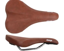 Charge Bikes Ladle Women's Saddle (Brown) (Chromoly Rails) (145mm)