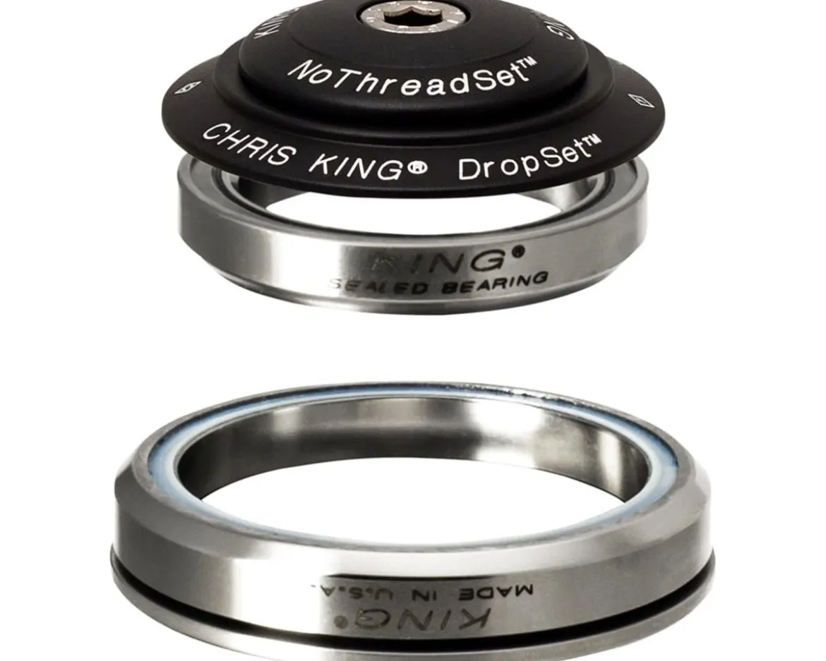 Chris King DropSet 5 Headset (Matte Black) (1-1/8") (42/52mm) (45 Deg)
