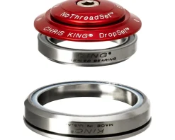 Chris King DropSet 5 Headset (Red) (1-1/8") (42/52mm) (45 Deg)