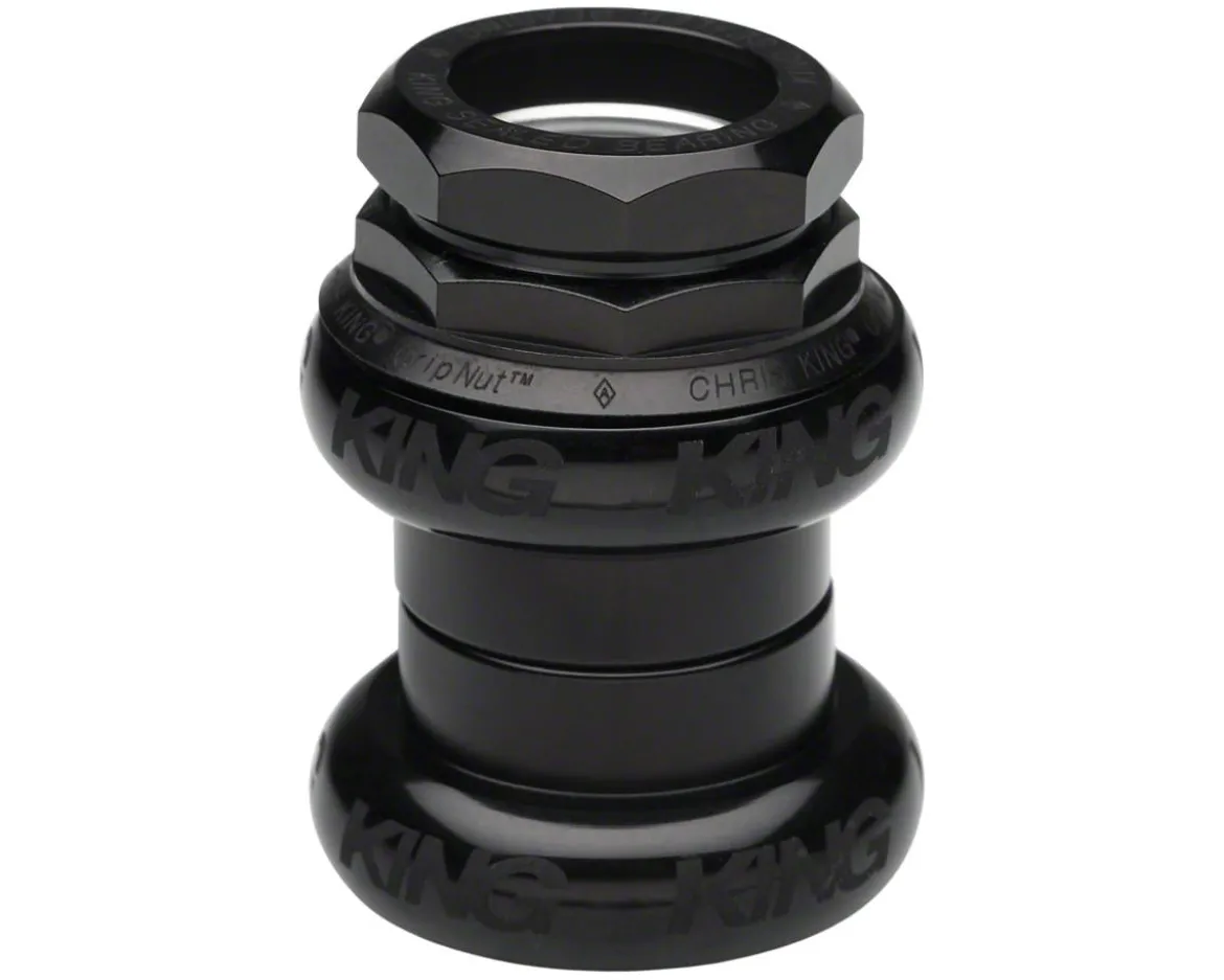 Chris King GripNut 1" Headset (Black Sotto Voce) (EC30/25.4-24tpi) (EC30/26)