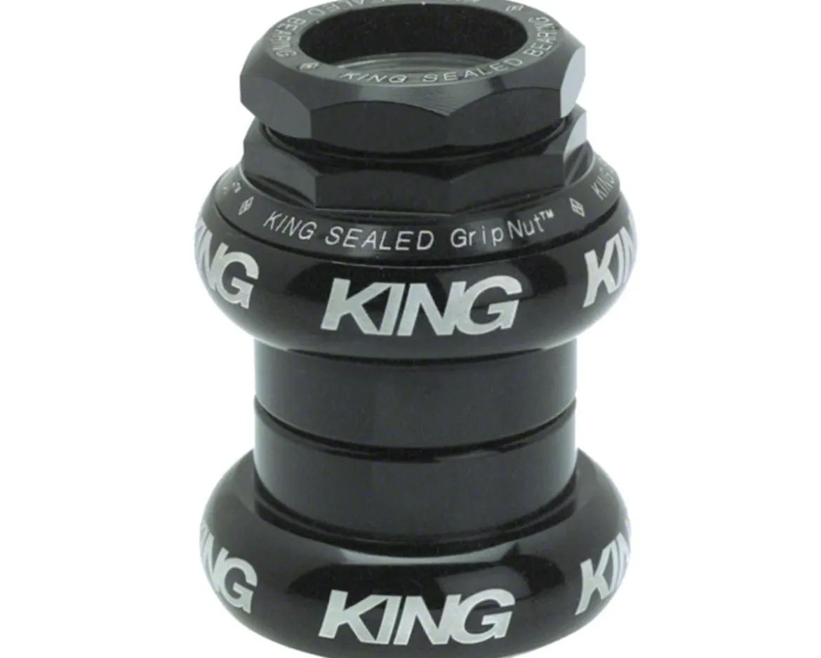 Chris King GripNut 1" Headset (Black) (EC30/25.4-24tpi) (EC30/26)