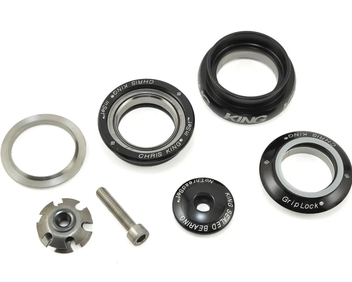 Chris King InSet 8 Headset (Black) (1-1/8" to 1-1/4") (ZS44/28.6) (EC44/33)
