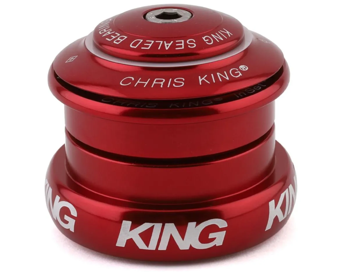 Chris King InSet 8 Headset (Red) (1-1/8" to 1-1/4") (ZS44/28.6) (EC44/33)