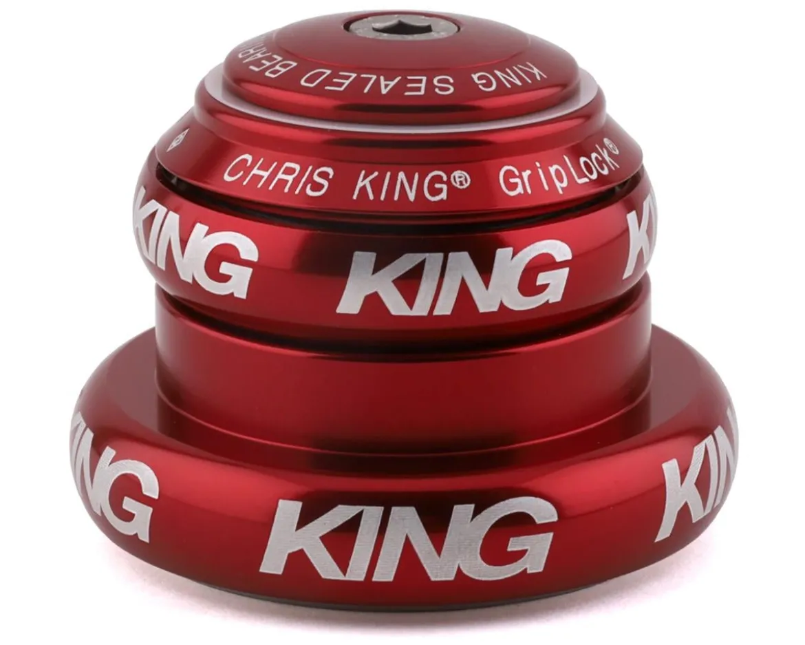 Chris King NoThreadSet Tapered Headset (Red) (1-1/8" to 1-1/2") (EC34/28.6) (EC44/40)