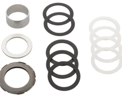 Chris King ThreadFit 24 Bottom Bracket w/Fit Kit 6 (Black) (English) (For SRAM/Truvativ GXP)