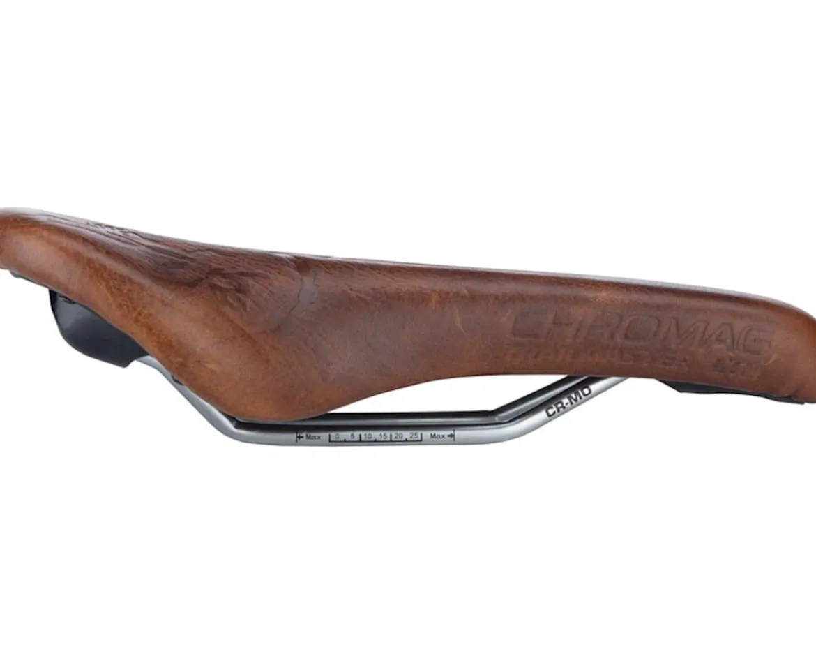 Chromag Trailmaster LTD Saddle (Oak) (Chromoly Rails) (140mm)