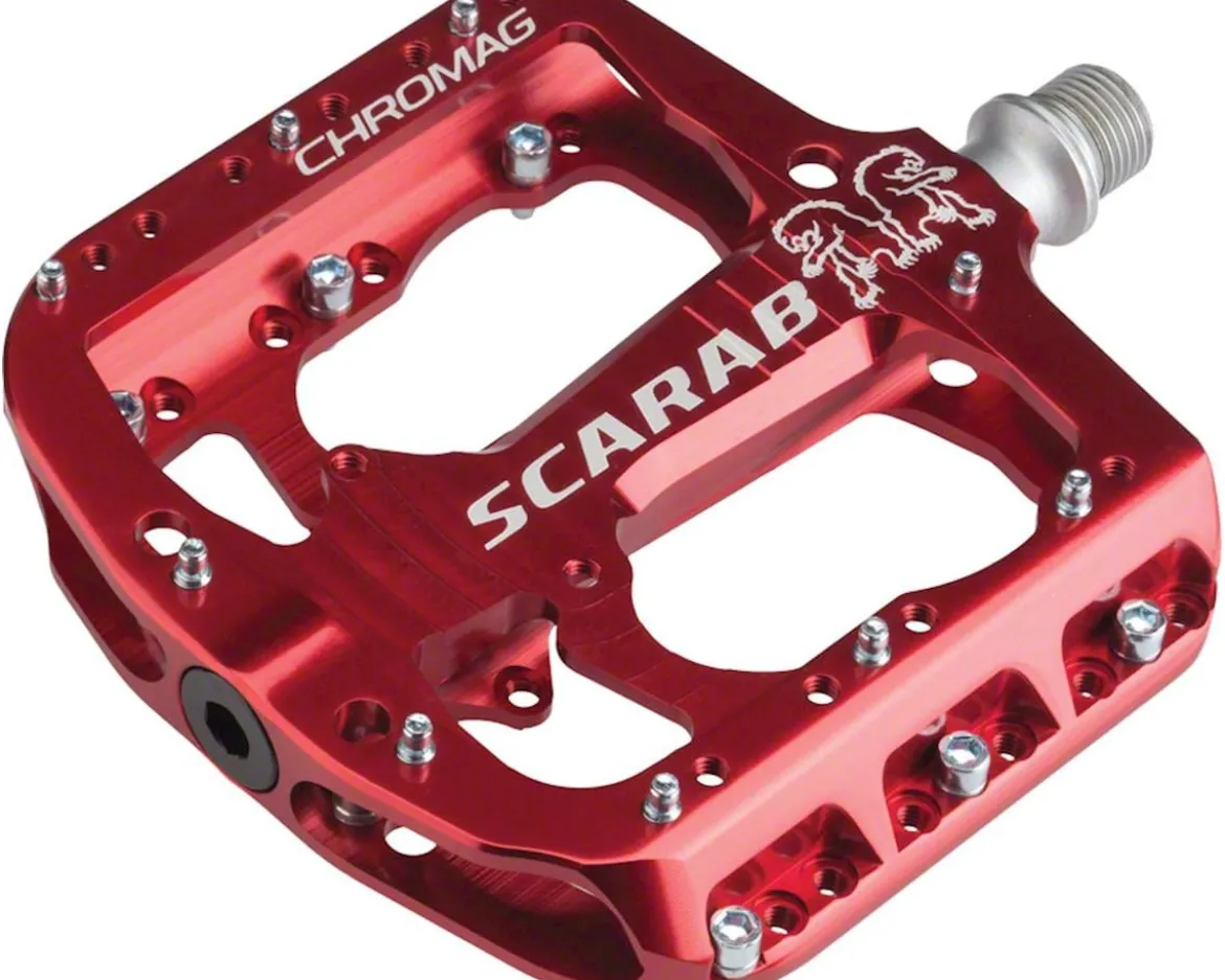 Chromag Scarab Platform Pedals (Red)