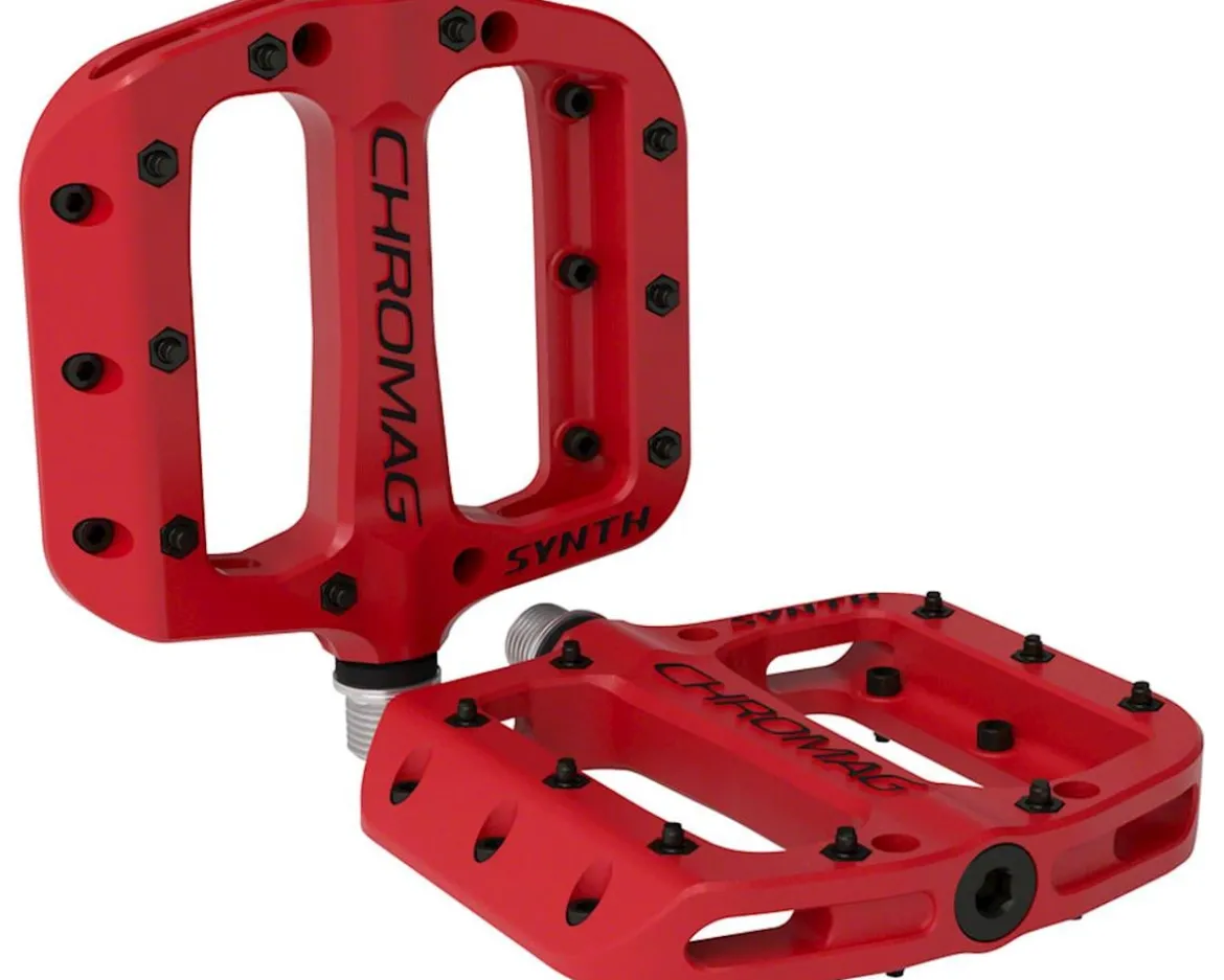 Chromag Synth Composite Platform Pedals (Red)