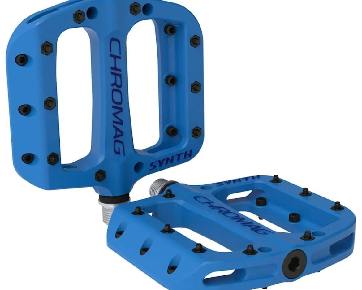 Chromag Synth Composite Platform Pedals (Blue)