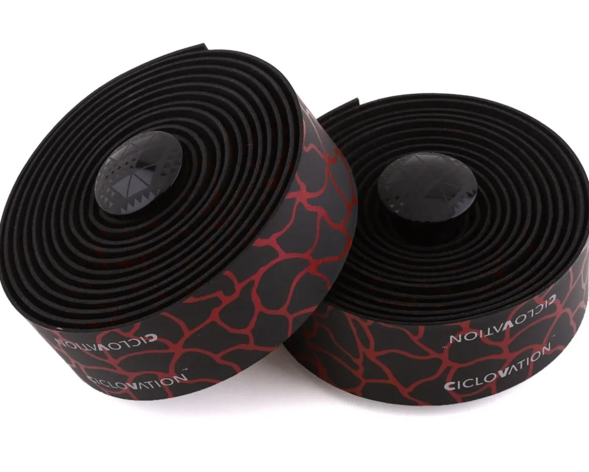 Ciclovation Advanced Leather Touch Handlebar Tape (Magma Flame Red)