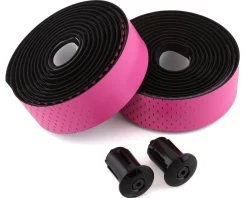 Ciclovation Advanced Leather Touch Handlebar Tape (Fusion Dot Black/Pink)