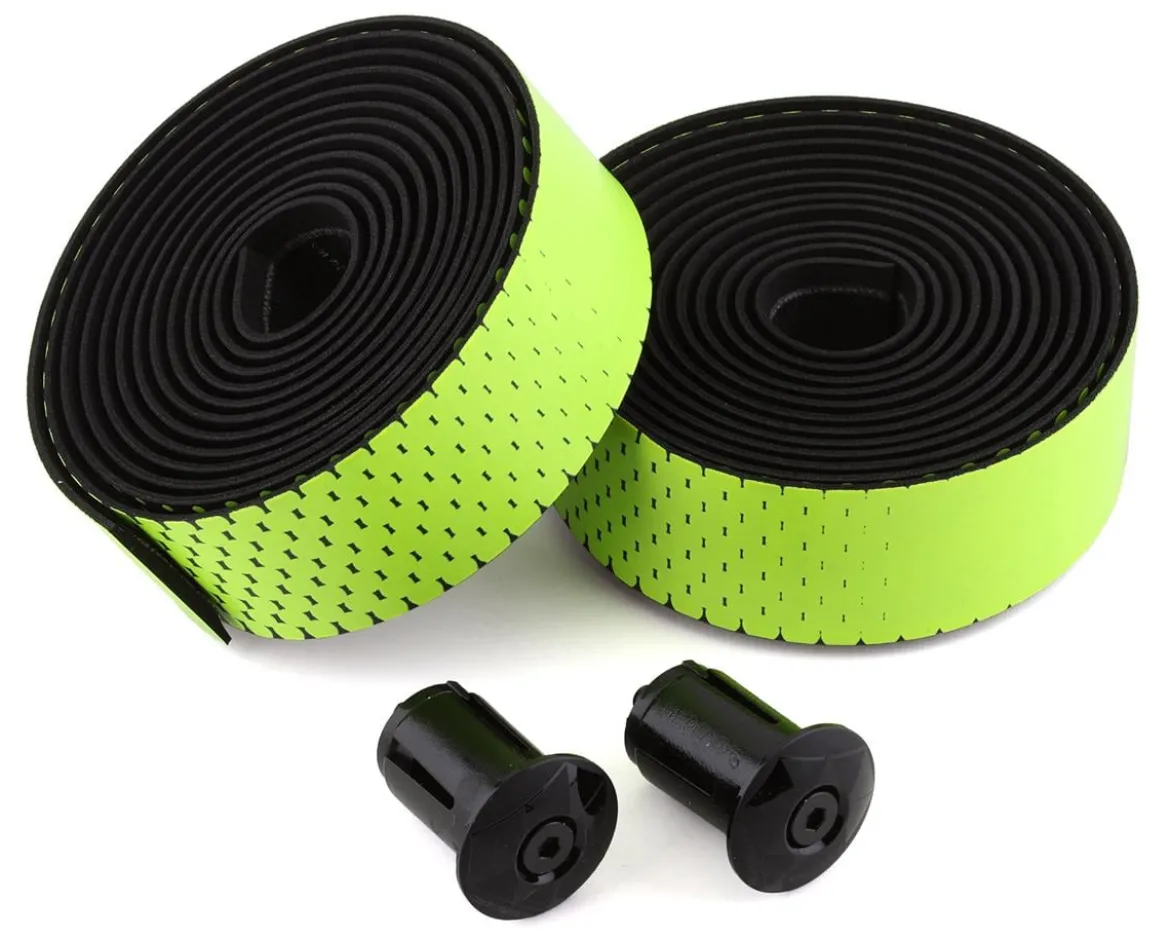 Ciclovation Advanced Leather Touch Handlebar Tape (Fusion Dot Neon Yellow)