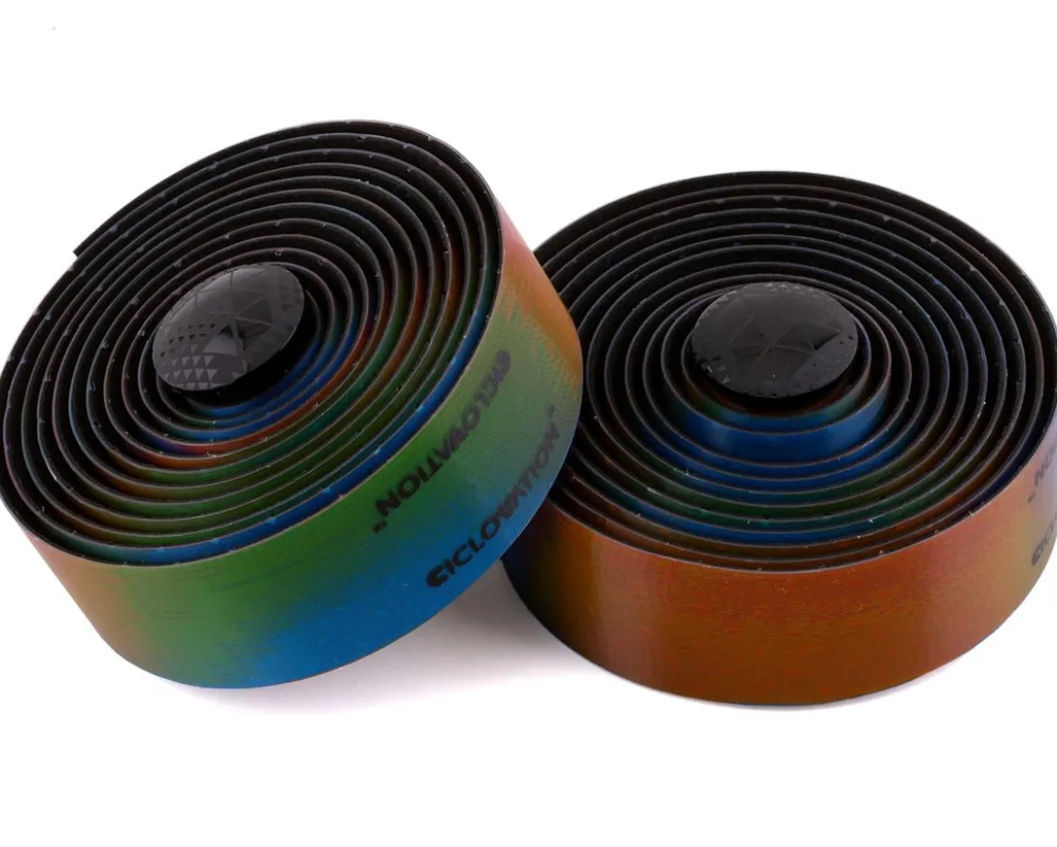 Ciclovation Premium Leather Touch Handlebar Tape (Halo Touch Rainbow)