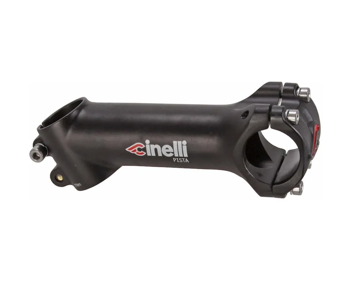 Cinelli Pista Alloy Track Stem (Black) (31.8mm) (80mm) (25°)
