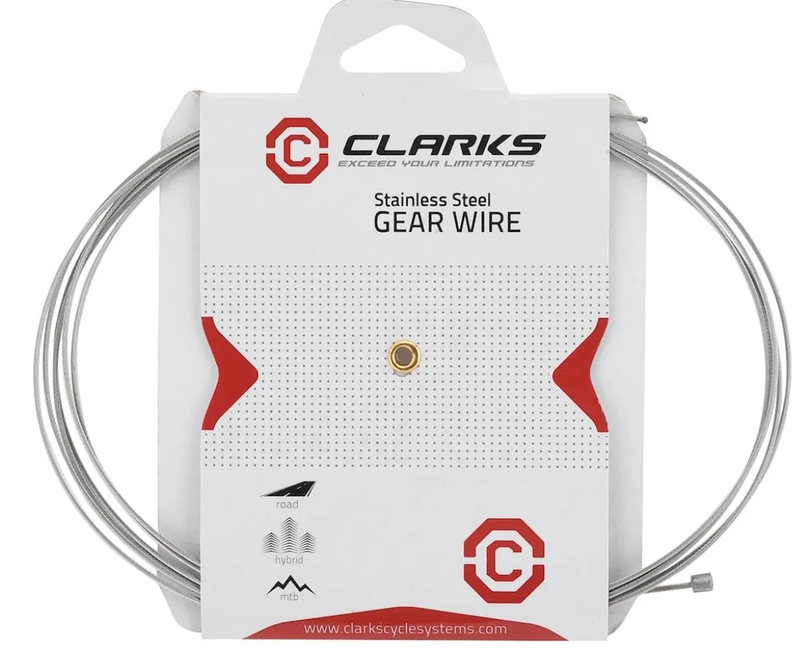 Clarks Universal Derailleur Cable (Stainless) (For Shimano/SRAM) (1.1mm) (2275mm)