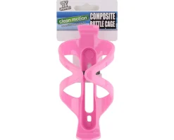 Clean Motion Composite Water Bottle Cage (Pink)