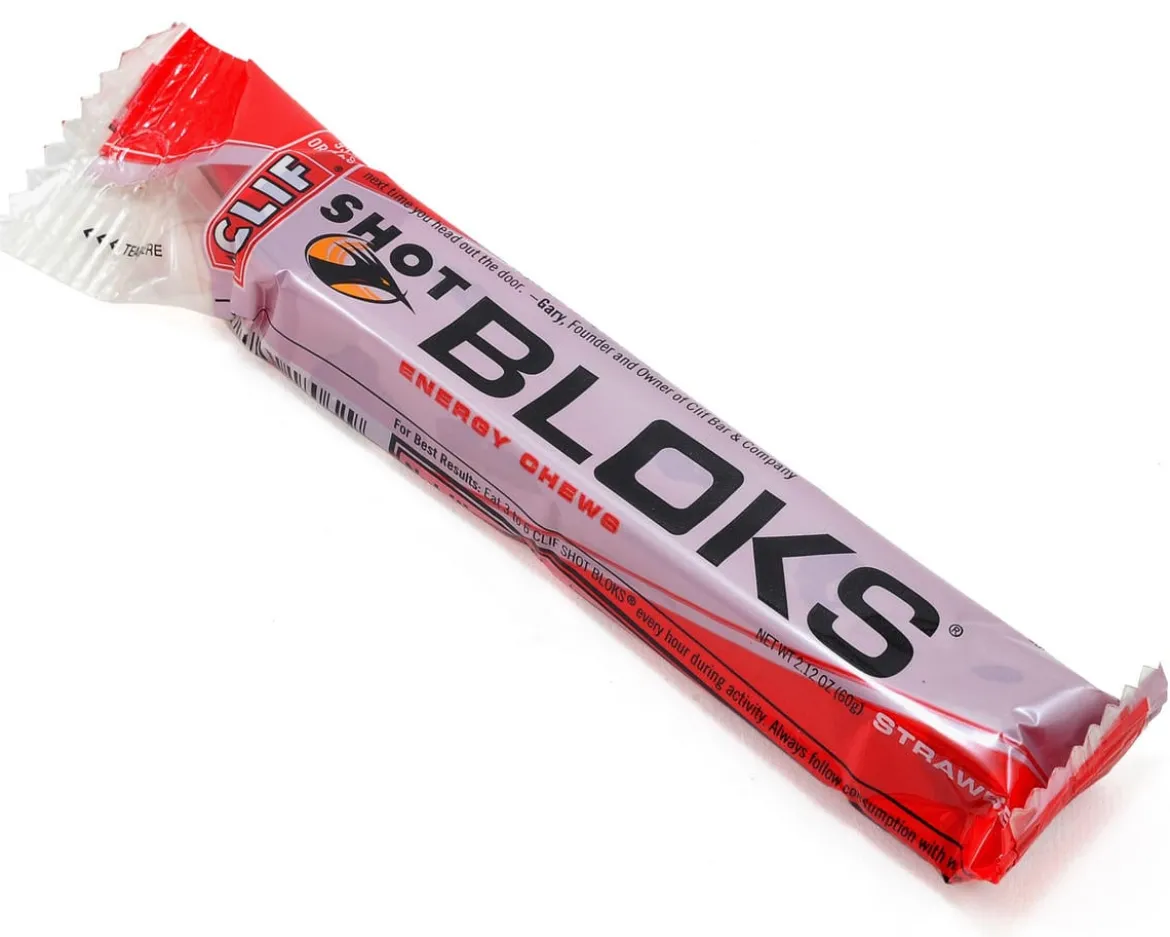 Clif Bar Shot Bloks Energy Chews (Strawberry) (18 | 2.1oz Packets)