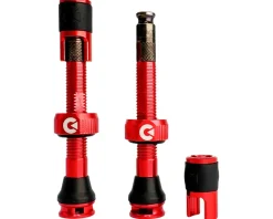 Clik Tubeless Valve Set (Ignite Red) (Pair) (40mm)