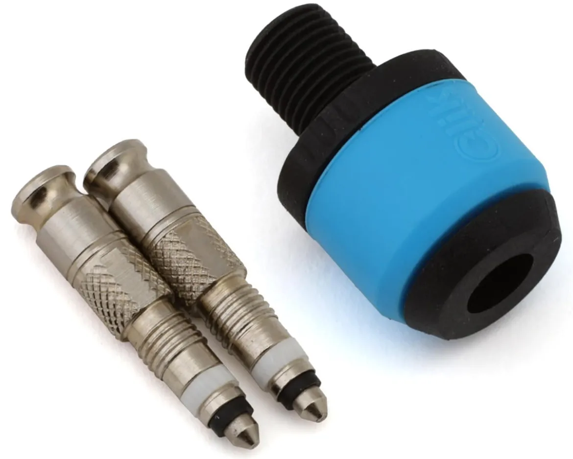 Clik Valve Core & Pump Head Adapter Starter Set (Silver) (Presta)