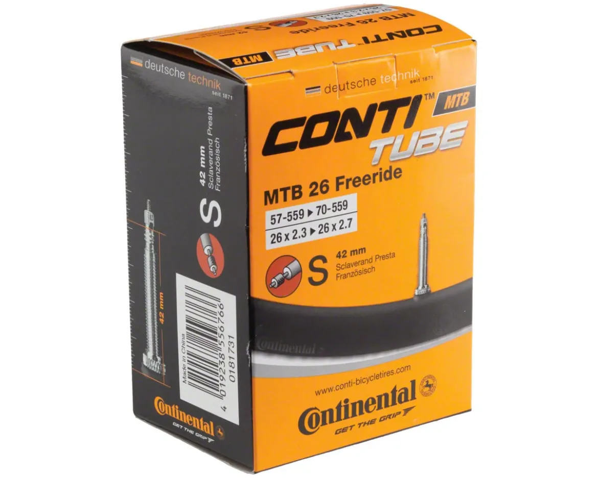 Continental 26" MTB Freeride Inner Tube (Presta) (2.3 - 2.7") (42mm)